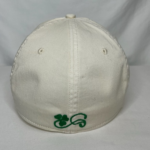 Cream Colored Ireland Embroidered Baseball Hat. - Picture 8 of 10